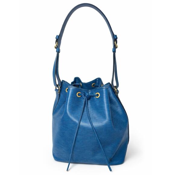 Louis Vuitton Handbags - Louis Vuitton Toledo Blue Epi Noé Bucket Shoulder Bag Vintage Leather Drawstring